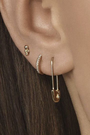 'Kelsey' Safety Pin Earrings