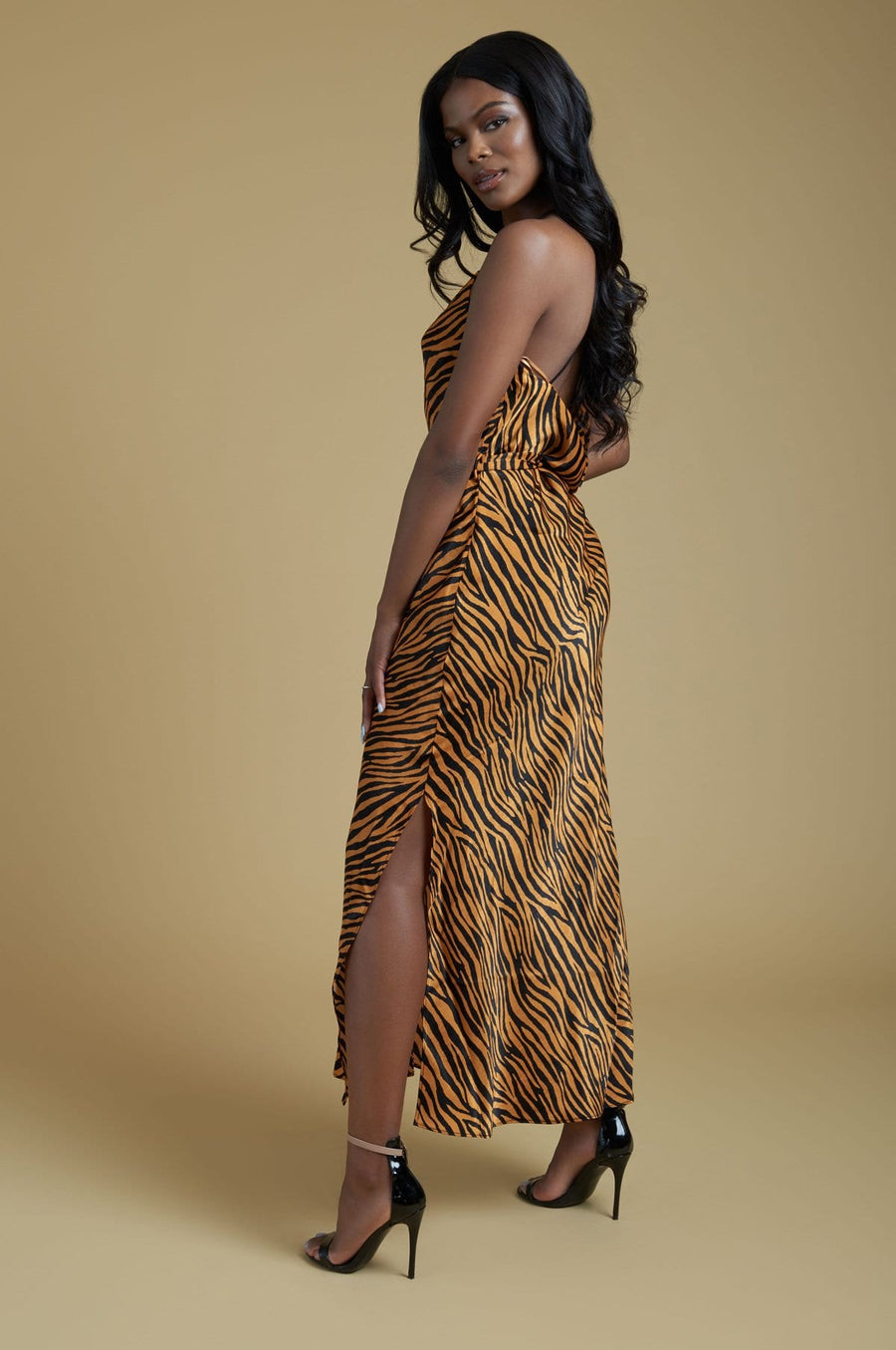 Tiger Print Mini Dress - Cream Mix – The Nectar Mix