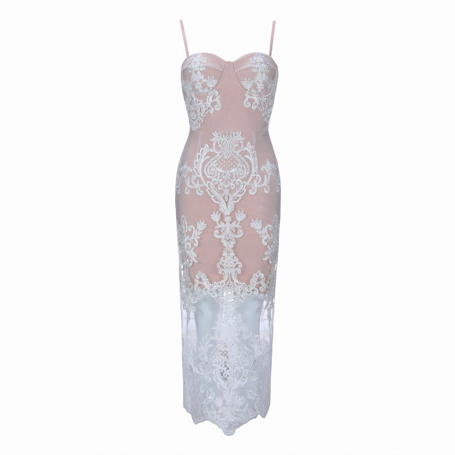 'Seraphina' Lace Bandage Dress