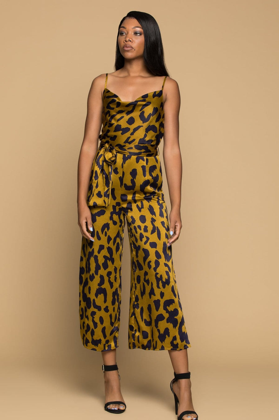 'Liberty' Leopard Print Jumpsuit